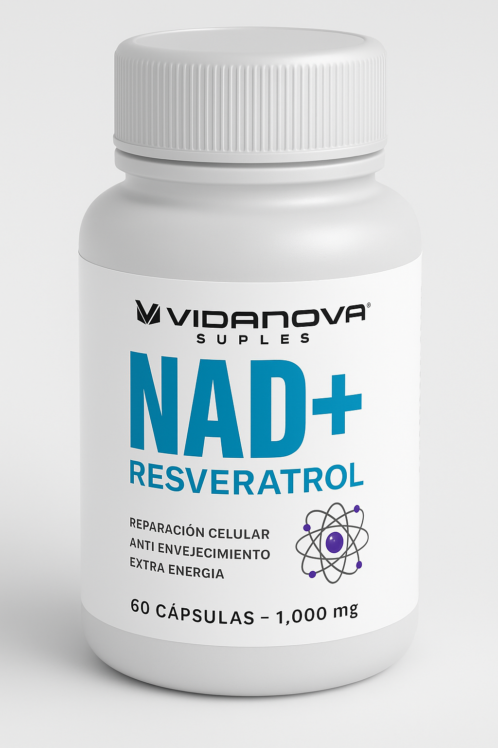 NAD+ RESVERATROL 1000MG 60 CAPS ORIGINAL