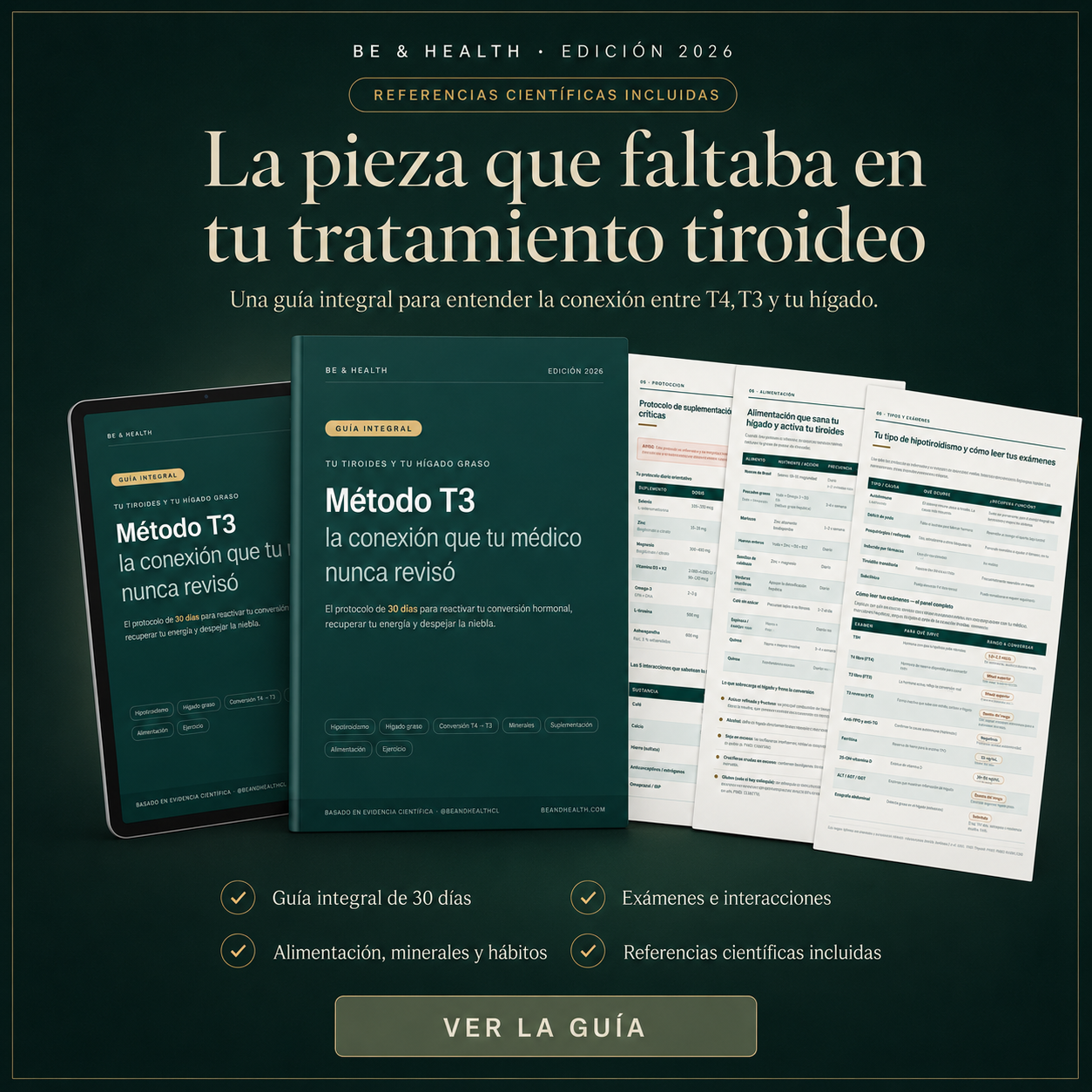Método T3 — Activa el potencial de tu levotiroxina.