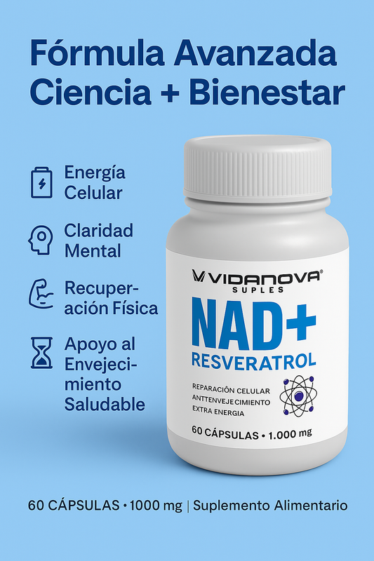 NAD+ RESVERATROL 1000MG 60 CAPS ORIGINAL